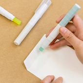 有控 学生用可替换芯胶棒彩色透明果冻笔形固体胶 得力笔型固体胶
