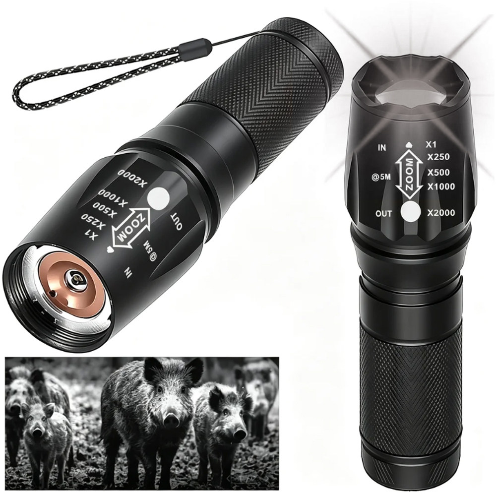 5W 850nm 940nm红外线手电筒可缩放夜视仪监控光源补光灯增强器