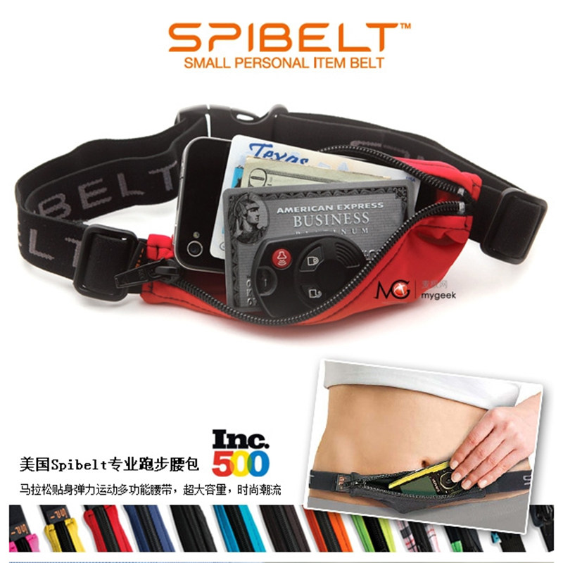 美国Spibelt 正品经典款功能性跑步腰带iphone6S可调节运动腰包