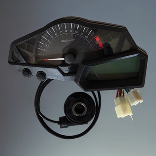 国产大牛摩托车仪表小忍者液晶盘里程齿计速器原装R25里程表总成