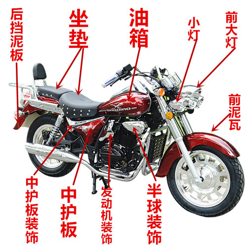 喜力风暴太子XL200-2s摩托车外壳