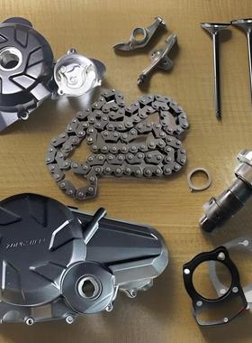 蛟龙200磁电机边盖启动小链条ZONGSHEN发动机张紧器中修包凸轮轴