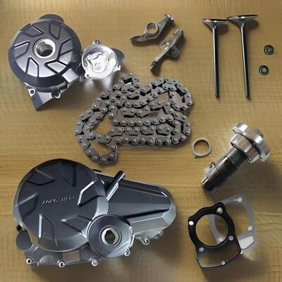 蛟龙200磁电机边盖启动小链条ZONGSHEN发动机张紧器中修包凸轮轴