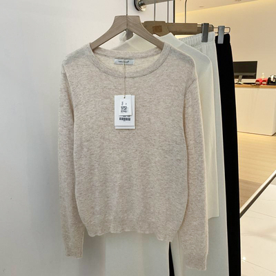 十三行imiss家品质！含羊毛兔绒~2025新款韩系极简长袖针织毛衣女