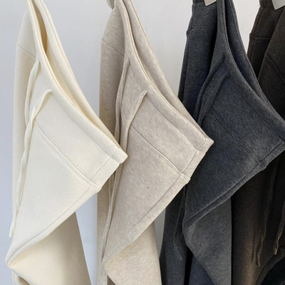 秋冬加绒微喇裤！十三行品质！2025韩版高腰舒适垂感抽绳休闲裤女