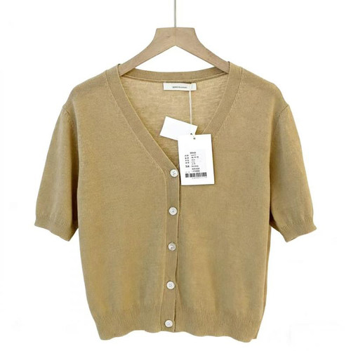 IMISS家含细羊毛！2026春季新款休闲百搭V领显瘦针织开衫女上衣