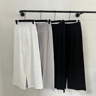 气质抽绳设计百搭阔腿休闲裤 @日常通勤款 新款 2026春季 女 穿搭