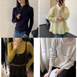 打底衫 衬衫 裤 NO退NO换 子 体恤 2025秋冬款 背心 清 针织衫