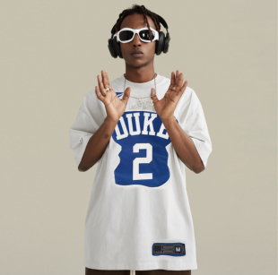 弗拉格状元杜克球衣remake美式情侣篮球服潮T短袖