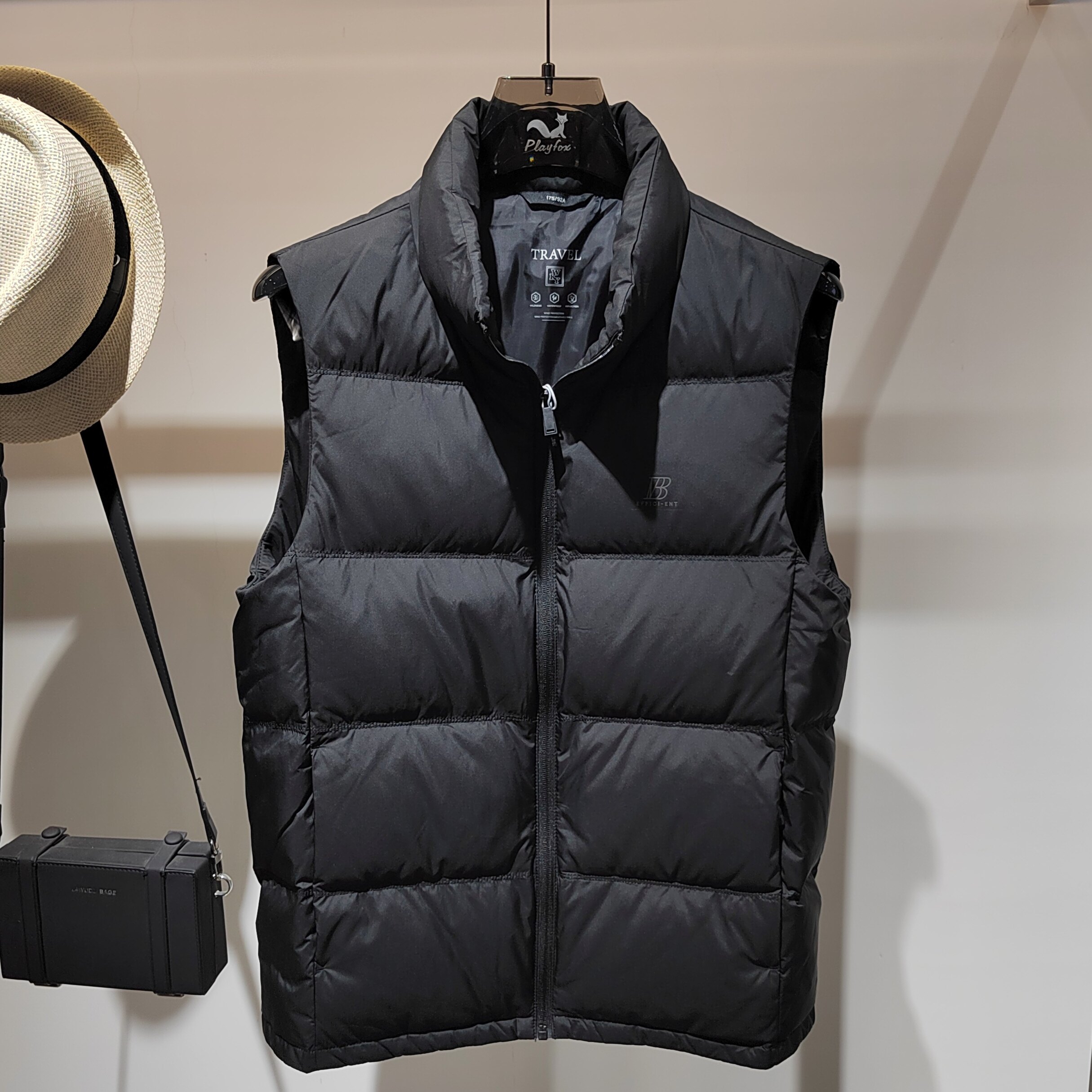 男士立领羽绒服马甲秋冬季时尚休闲百搭舒适上衣中青年外套马甲男