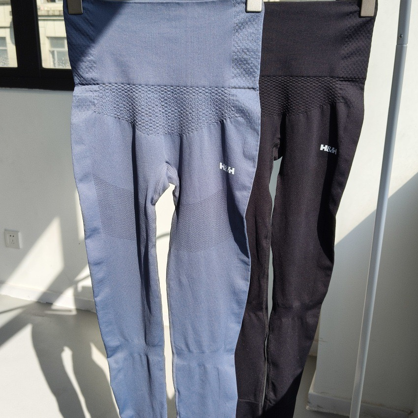 台单跨境女子瑜伽裤长裤紧身裤塑身提臀高腰健身瑜伽运动裤抗菌