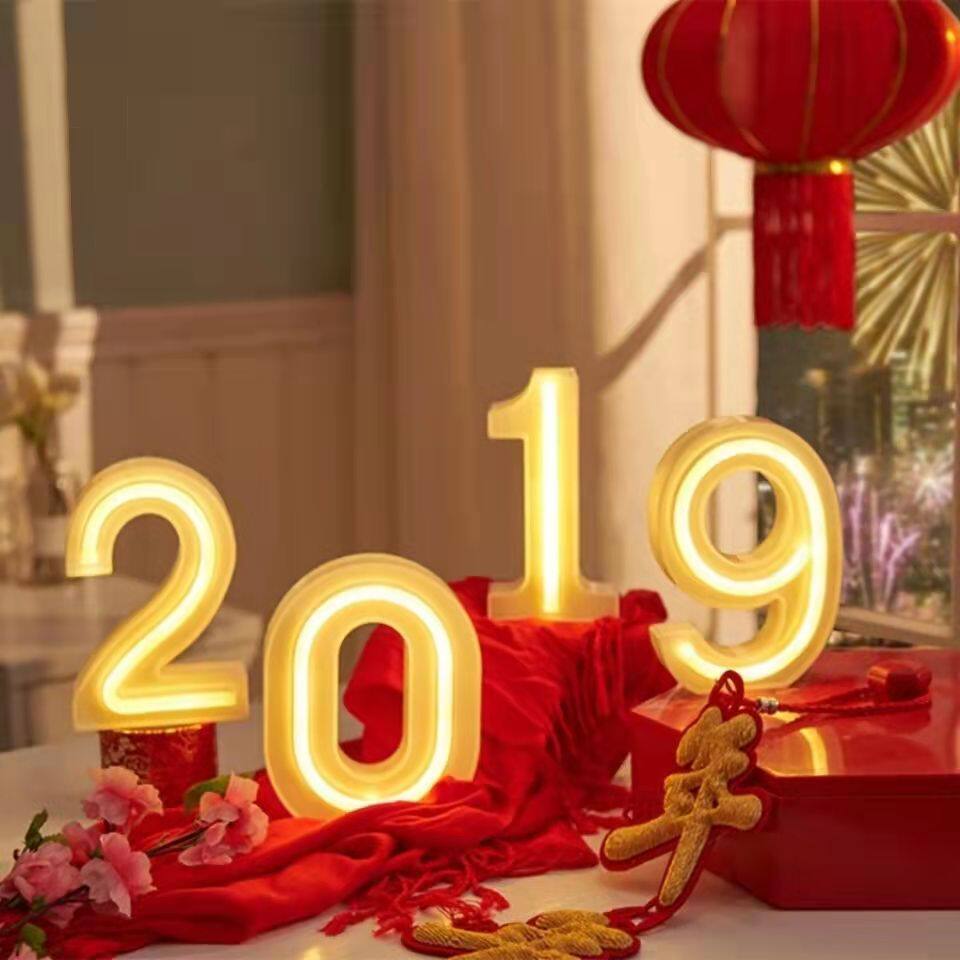 霓虹字母数字灯lovemarryme生日
