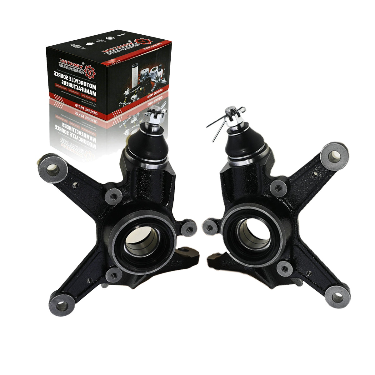 四轮沙滩车前左右羊角转向节一对适用于HONDA Rubicon Trx500FA