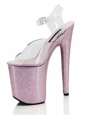 IDEAL MA模特走秀高跟鞋20公分舞台夜店凉鞋珠光闪亮表演钢管舞鞋