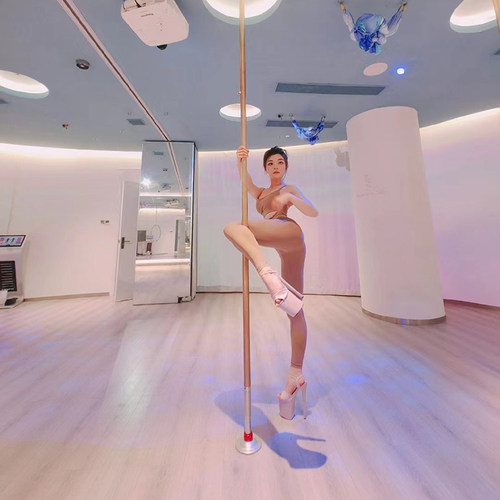 IDEALMA裸色高跟凉鞋钢管舞