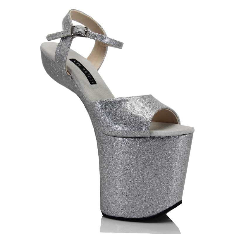 无跟高跟鞋情趣COSPLAY表演凉鞋