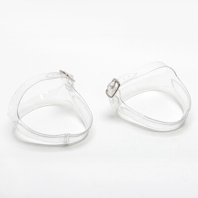 透明带子凉鞋的加固带子透明