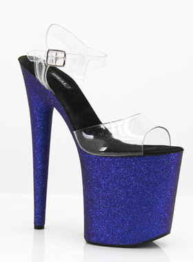 新款演出钢管舞鞋17cm20厘米模特走秀性感订制款时尚百搭高跟鞋