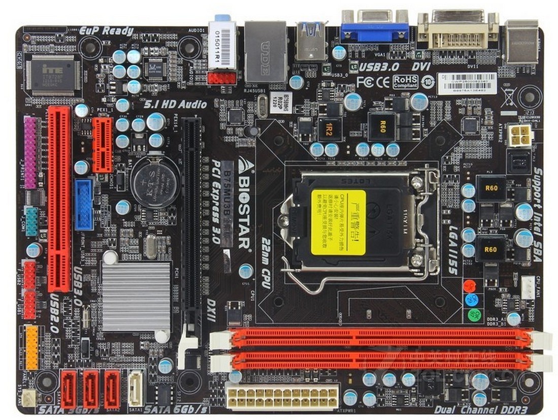 冲新映泰b75mu3b金刚TP75主板