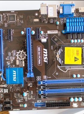 冲新 1150针MSI/微星 B85-G41 PC Mate 全集成大板 B85 USB3