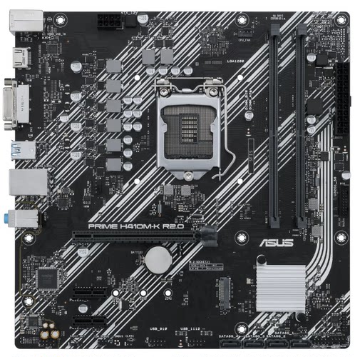 Asus/华硕 PRIME H410M-K R2.0支持10代U H410M-D 主板带M.2接口