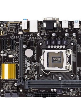 冲新 华硕B85主板 华硕B85M-V5 PLUS 1150集成小板 质保一年