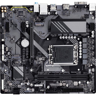 技嘉B760M D2H B760M主板 DDR5 5代内存 支持12 13 14代CPU保一年