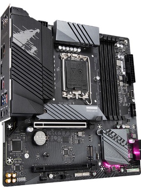 冲新 技嘉B760M AORUS ELITE B760M小雕主板 DDR5内存12 13 14代