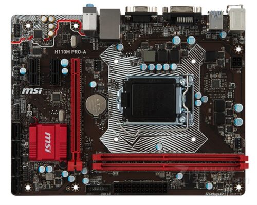 冲新 微星H110M主板 H110M VD PLUS PRO-A  DDR4 支持6 7代CPU