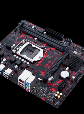 冲新 华硕 EX-H310M-V3 H310主板 支持8 9代CPU DDR4内存质保一年