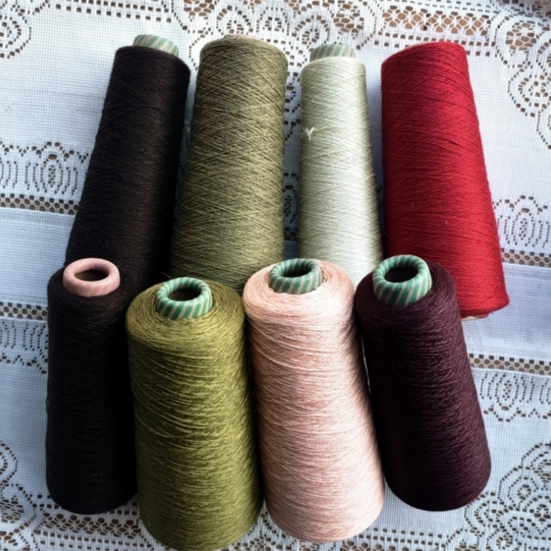 真丝羊绒细线手工编织贴身不扎