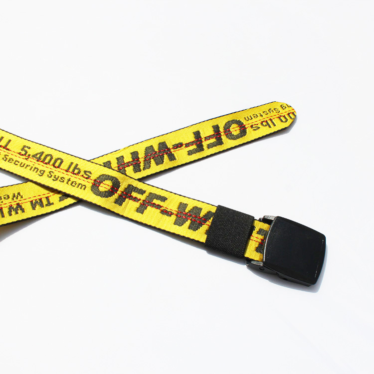 嘻哈防过敏时尚潮款男女布艺腰带