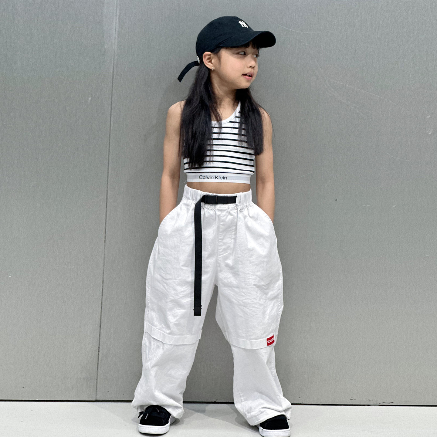 soulstyle宽松儿童款工装裤