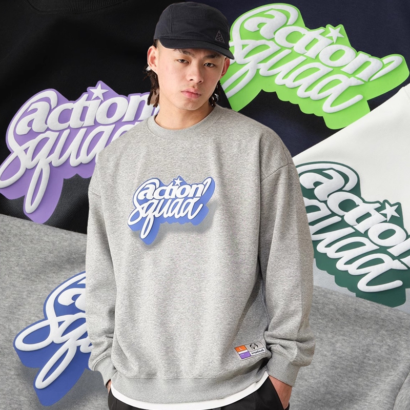 ACTIONS美式嘻哈套头卫衣