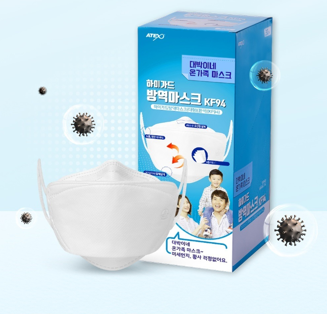 韩国KF94ATEX口罩防护口罩无纺布