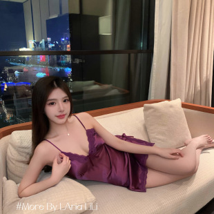 2026新款 高级吊带冰丝睡裙性感纯欲风睡衣女夏季 韵系御姐 LAria