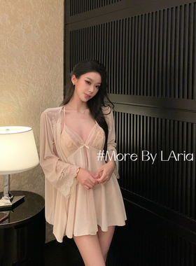 LAria气质顶美 性感睡衣女丝绒春季2026新款睡裙纯欲风吊带家居服