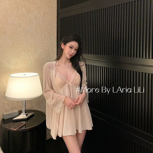 LAria气质顶美 性感睡衣女丝绒春夏季2026新款睡裙纯欲吊带家居服
