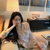 斑斓蝴蝶 加厚高级感加绒家居服 冬季 海岛绒睡衣女秋冬款 2025新款