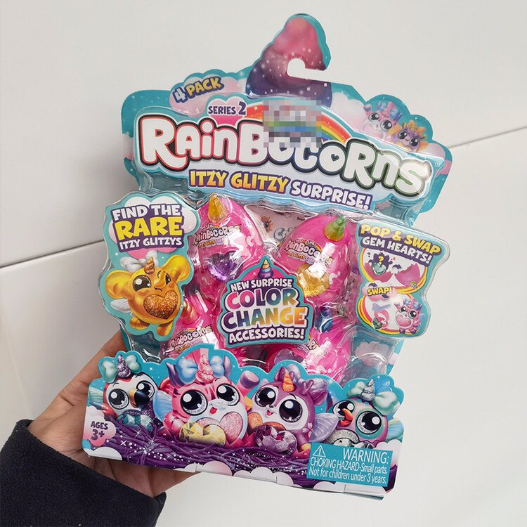 ZURU YUNBO 레인보우 매직 에그 슈퍼 미니 공룡 알 유니콘 인형 인형 블라인드 박스 남성과 여성 장난감 선물