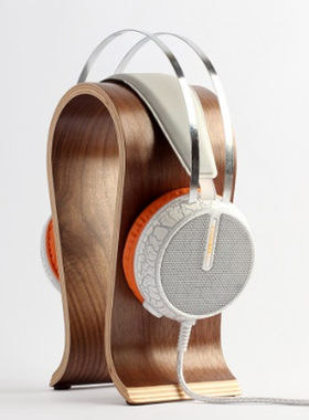 Headphone Stand Wood, Headset Holder for Desk  耳机展示支架