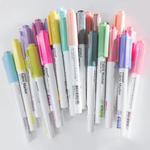 特价monami不透纸可以在布艺上书写的马克笔 随机23支 A1-603