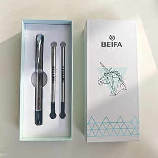 贝发中性笔礼盒 金属签字笔4支 黑色0.5 中性笔配2支笔芯9-2