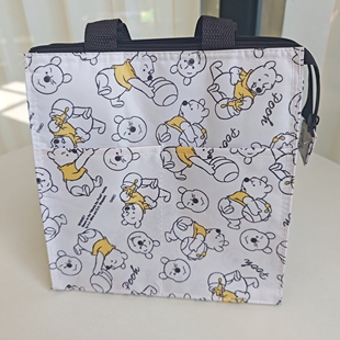 迪斯尼小熊维尼便当袋 23cm 235 饭盒保温袋1个22.5