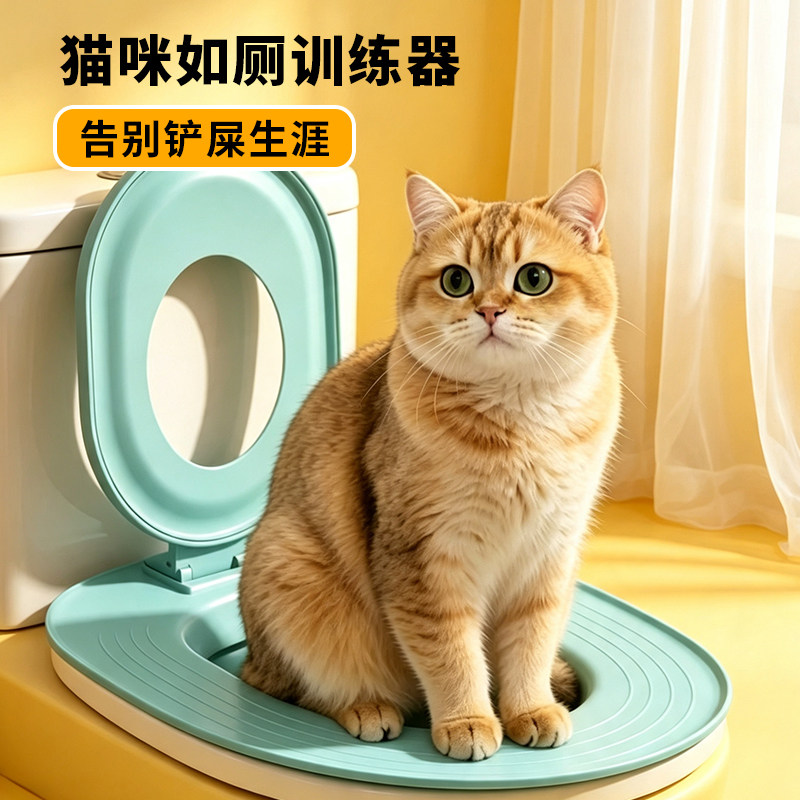 猫咪马桶训练器防臭防外溅图片