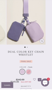 多功能手提便携手腕包多色入 防水尼龙零钱包钥匙包 赚口碑 lu同款