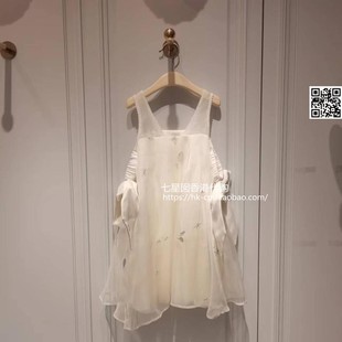 22新品 女童 夏花仙子婚礼走秀模特表演公主花童纱裙礼服连衣裙法式