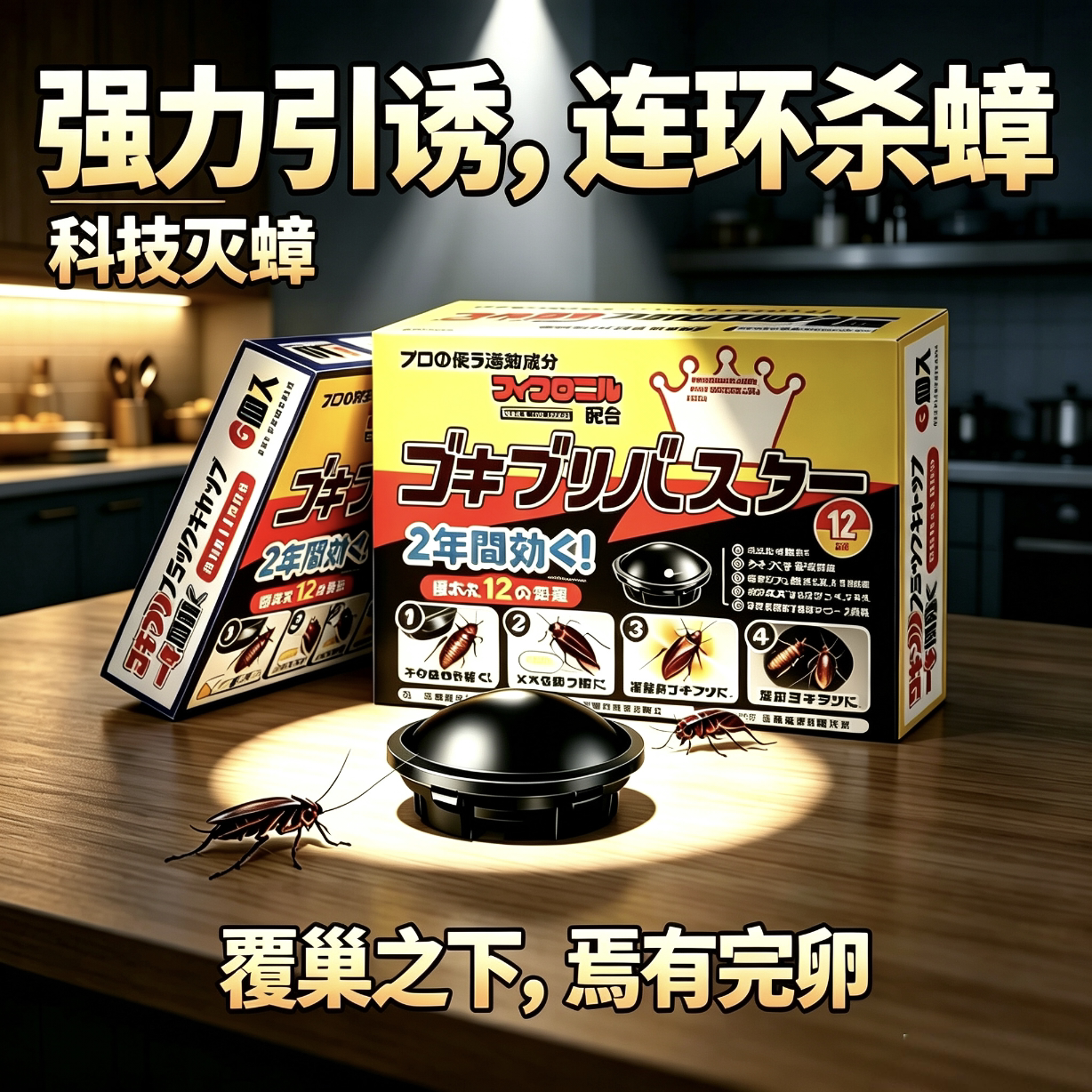强力蟑螂屋家用蟑螂药灭蟑神器