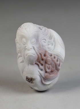 【斗战胜佛】楼叔手工雕刻美猴王玛瑙挂件 悟道吊坠