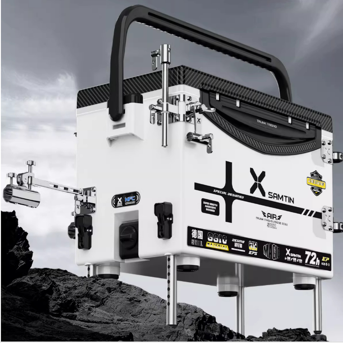 雷臣钓箱X7二代 X5 2900B全套钓鱼箱多功能 超轻超硬加厚新型配件